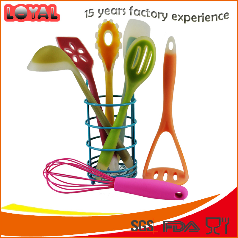 eco-friendly silicone cooking utensil set