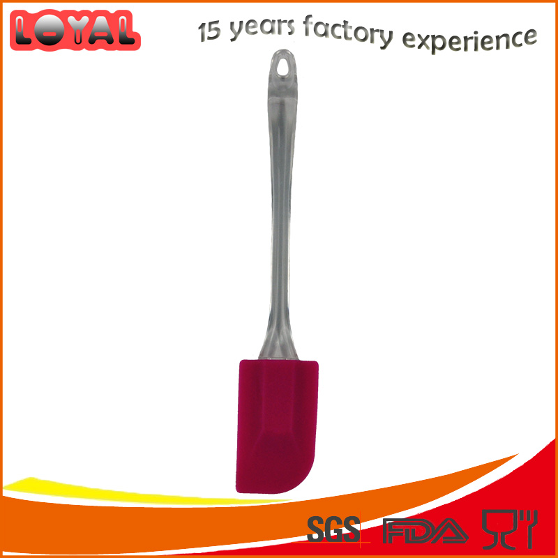 Non-stick silicone spatula with plastic handle Non-stick silicone spatula with plastic handle