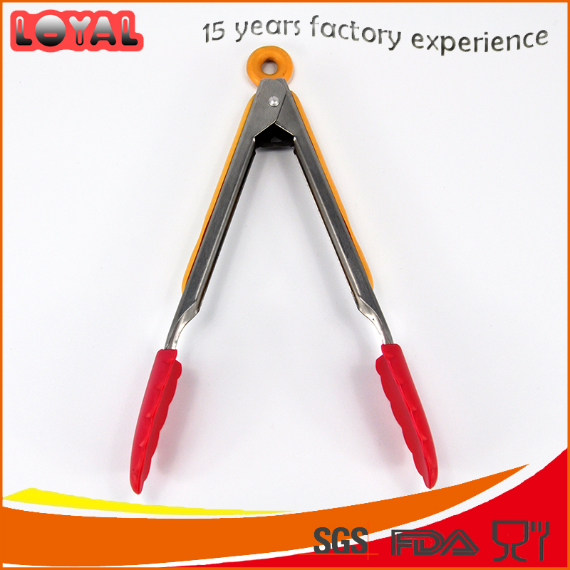 Cooking utensils colorful silicone food tongs Cooking utensils colorful silicone food tongs