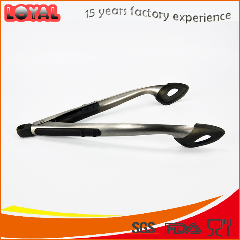 BBQ grill tools silicone food tongs BBQ grill tools silicone food tongs