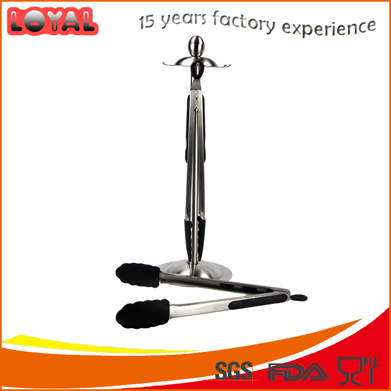 Food tongs with silicone grip and handle Food tongs with silicone grip and handle