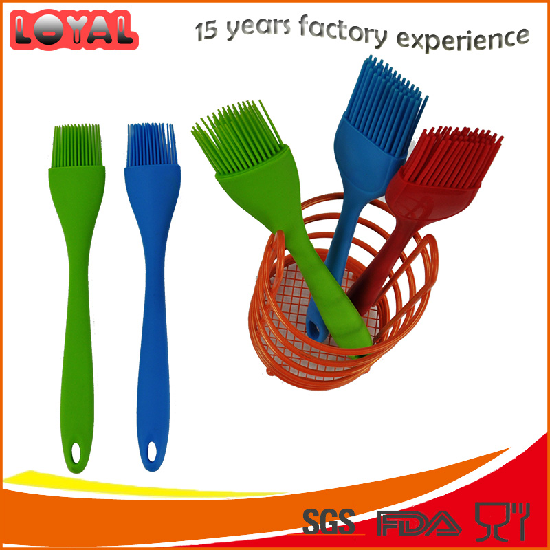 2 pieces silicone BBQ tools basting brush set