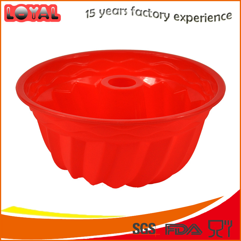 Unique design silicone cake pan Bundt Tin