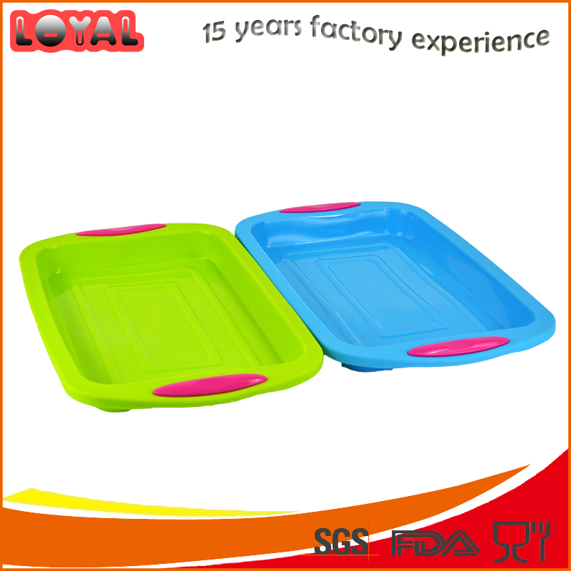Rectangle silicone baking mould cake pan