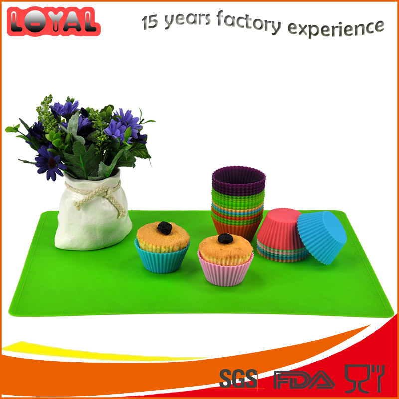 High quality colorful silicone cupcake baking mold