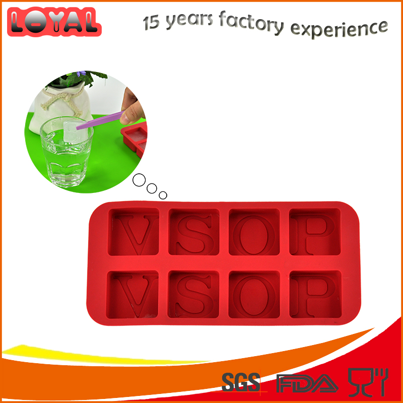 Silicone ice cube tray ice maker for spirits with alphabet Silicone ice cube tray ice maker for spirits with alphabet