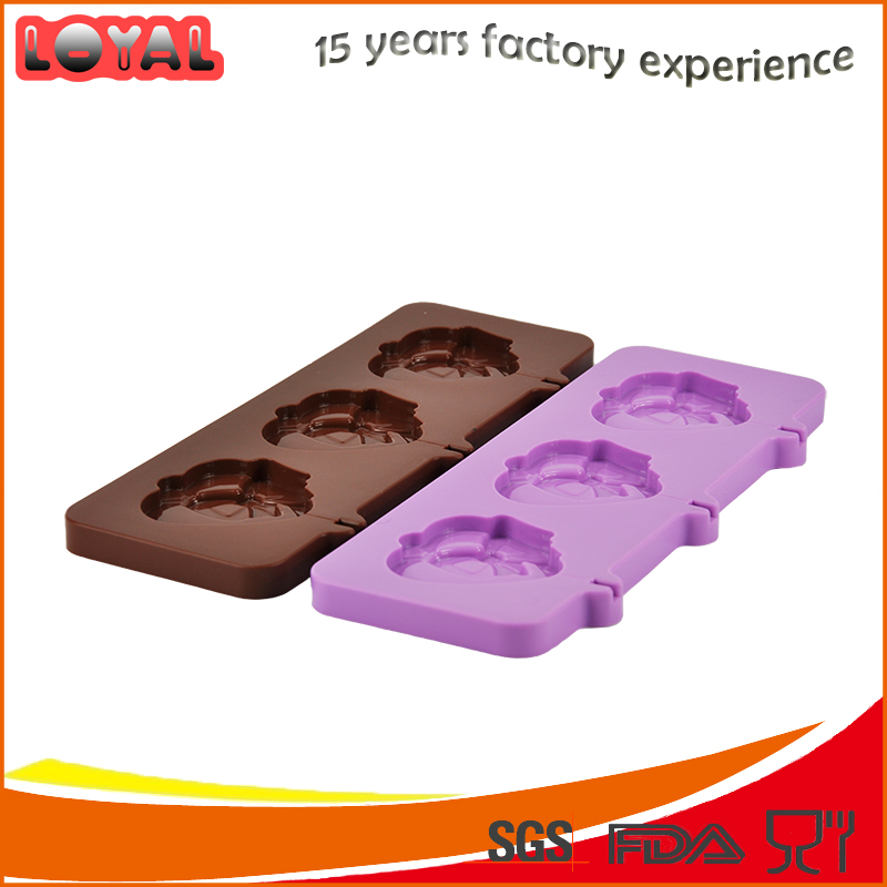 100%food grade fruit shaped silicone lollipop candy mold 100%food grade fruit shaped silicone lollipop candy mold