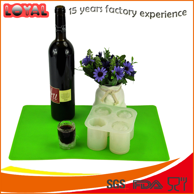 Elegant silicone ice cup mold ice glass maker