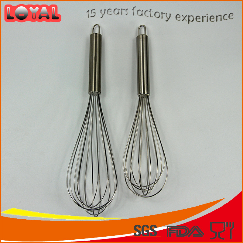 Balloon shaped stainless steel whisk egg beater