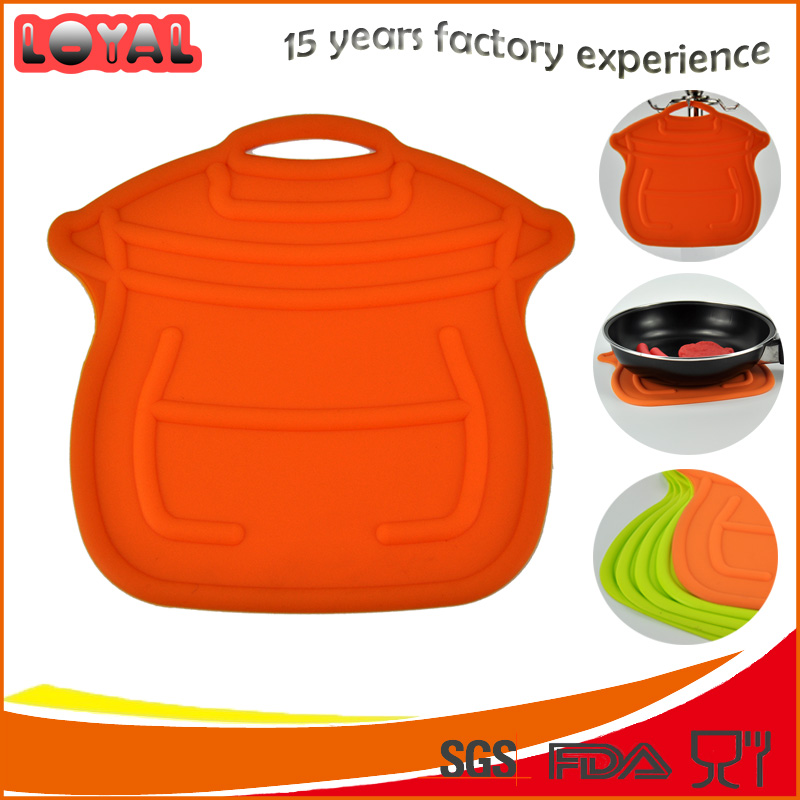 Kid's tableware silicone dish placemat with innovative design
