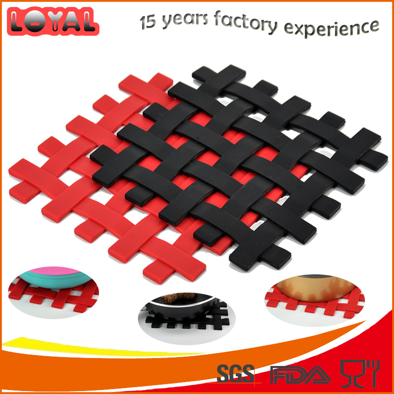 Multifunctional table accessories silicone heat-resistant pot pad 