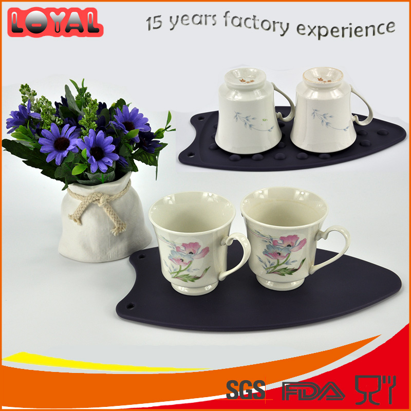 Owl shaped silicone coaster cup drying mat Owl shaped silicone coaster cup drying mat