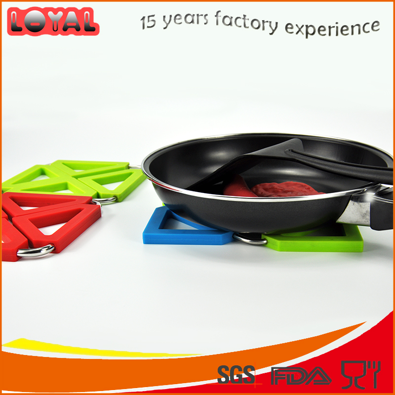 New design adjustable stainless steel silicone hot pad New design adjustable stainless steel silicone hot pad