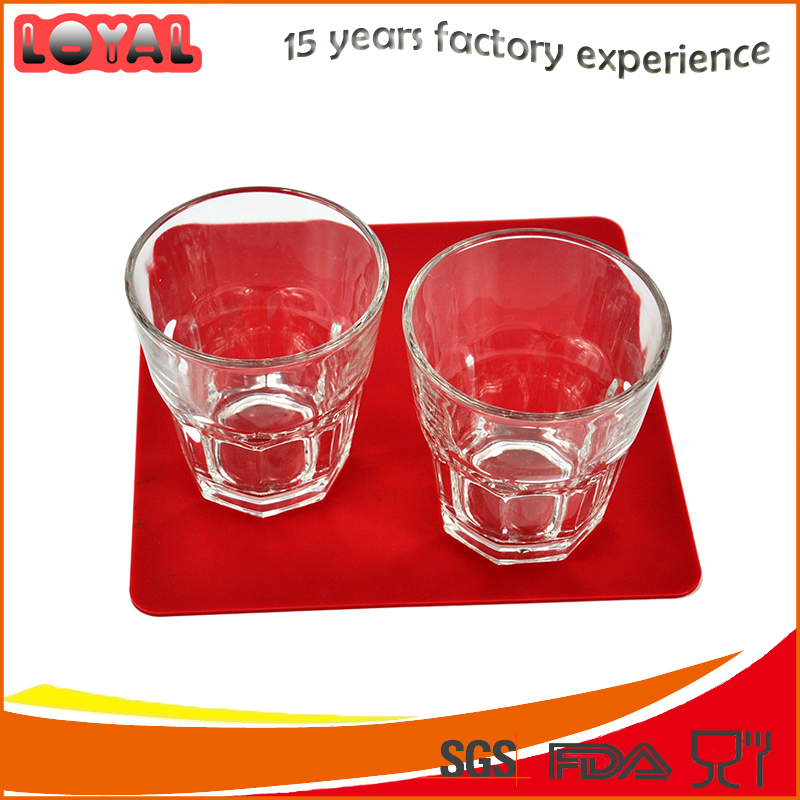 Easy cleaning heatproof silicone mat tea cup pad Easy cleaning heatproof silicone mat tea cup pad