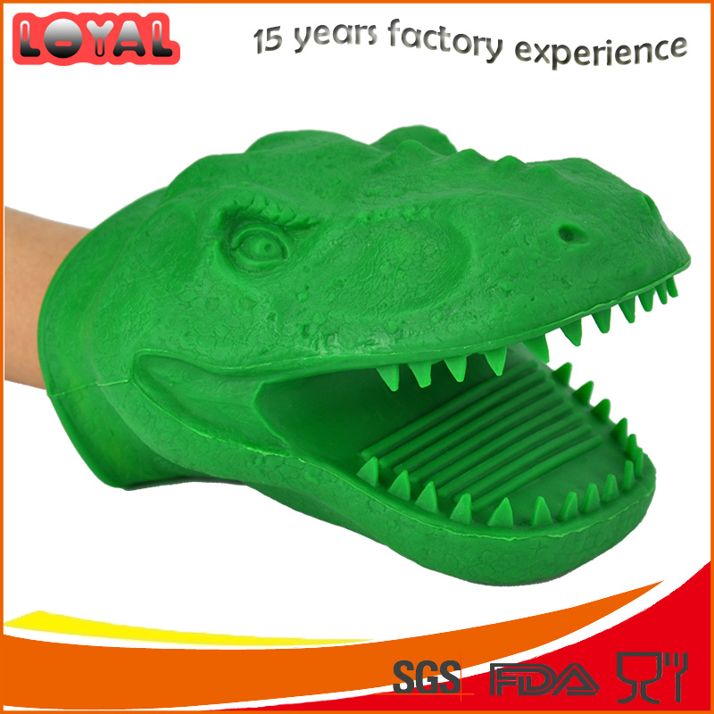 Skidproof heat resistance silicone baking gloves hot pot holder