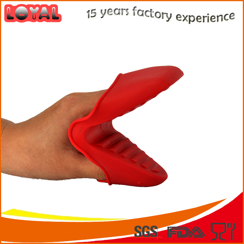 Kitchen glove heat resistance protective silicone pot grips oven mitts