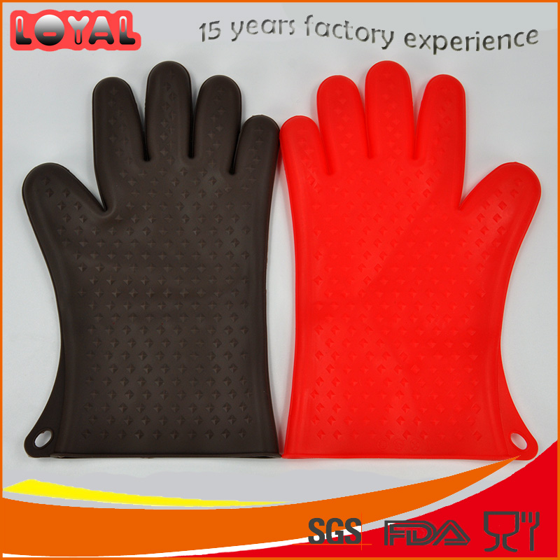 Kitchenware waterproof heat resistance silicone oven gloves