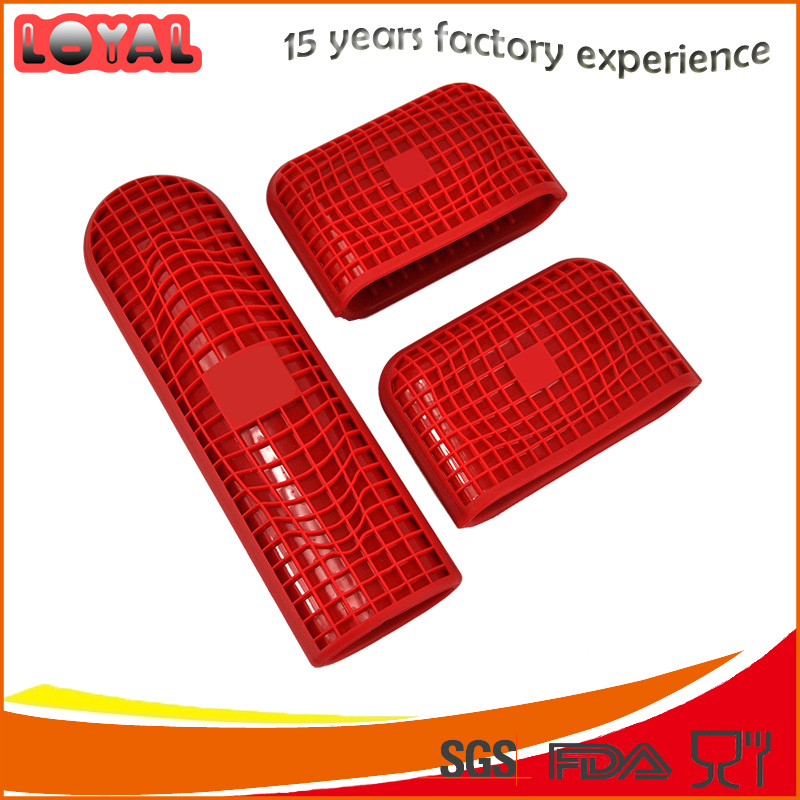Nonslip heatproof silicone pan handble potholder